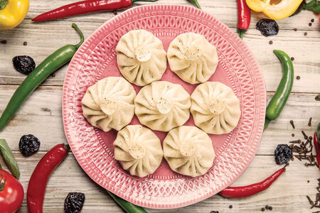 Хинкали с бараниной