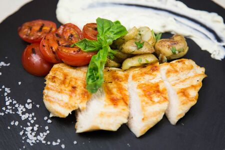 Куриное филе на гриле