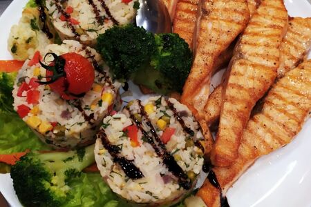 Стейк из семги