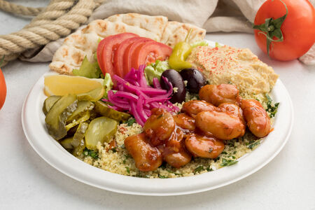 Боул Мезе с фасолью