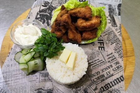 Курочка с чесноком