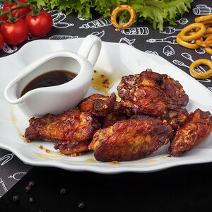 Крылышки Баффало в медово-горчичном соусе