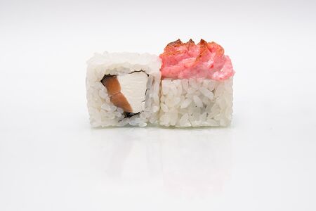 Запеченный ролл Лава с лососем