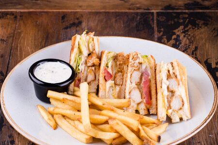 Клаб сэндвич с курицей