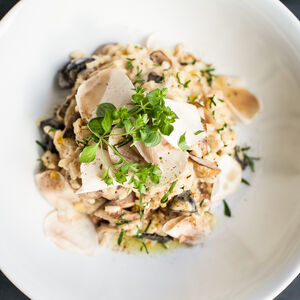 Ризотто с лесными грибами