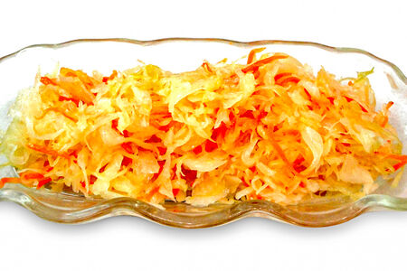 Салат Капуста квашеная с морковью