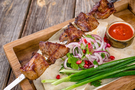 Шашлык из мякоти телятины