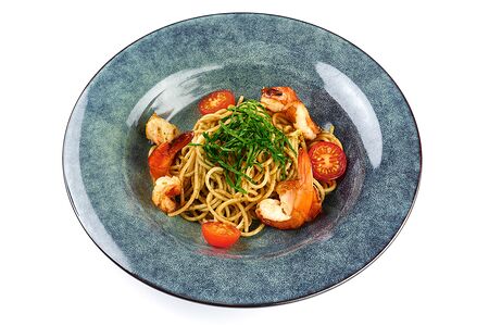 Паста с креветками