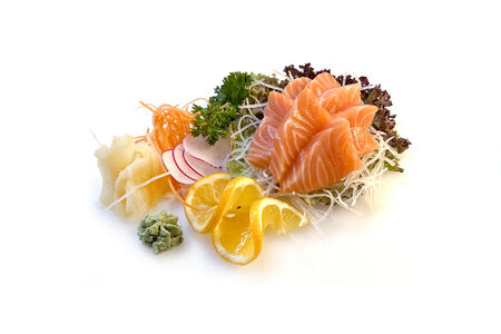 Сашими с лососем