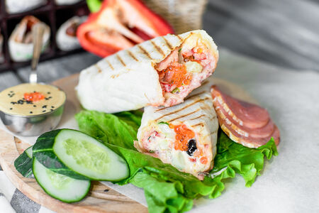 Шаурма с рыбой