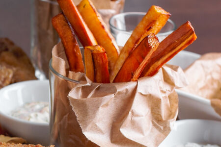 Морковные палочки фри