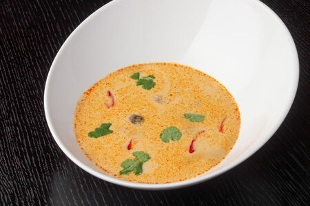 Суп Том ям и рис