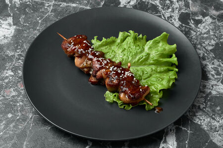 Шашлычок из куриного филе в соусе терияки