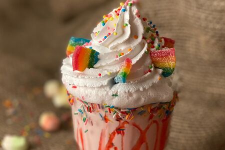 Милкшейк клубничный