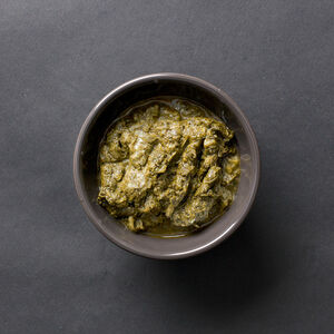 Шпинат тушеный