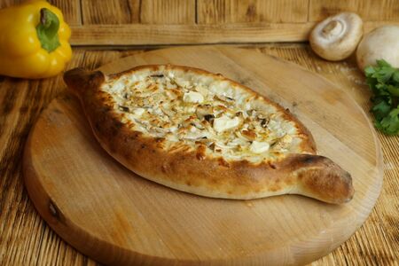 Хачапури с грибами