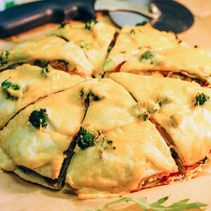 Четырехслойная пицца Овощная