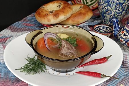 Шурпа с говядиной