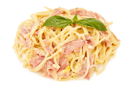 Паста с лососем