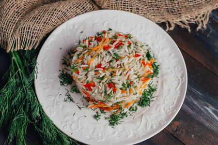 Рис с овощами
