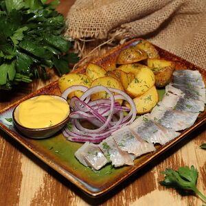 Селедка с картофелем
