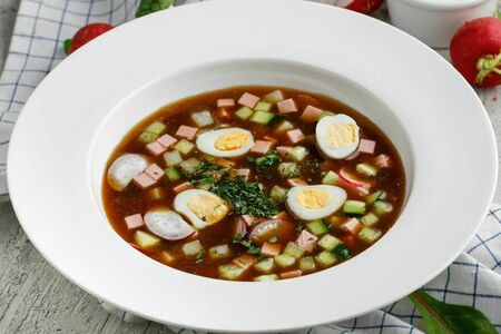 Окрошка на квасе