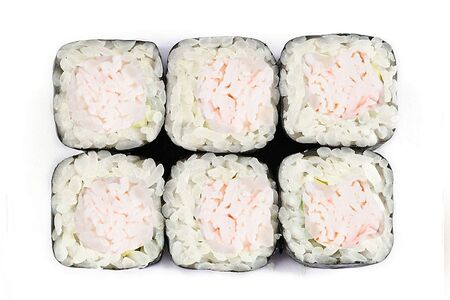 Классический ролл с крабом