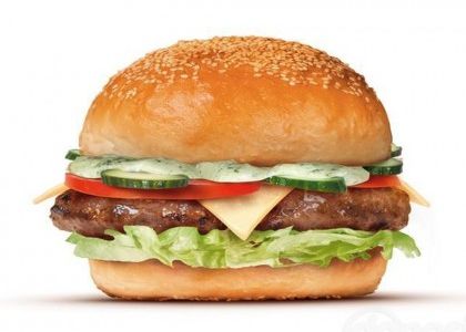 Бургер с сыром Капрезе