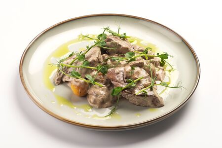 Свинина с лесными грибами