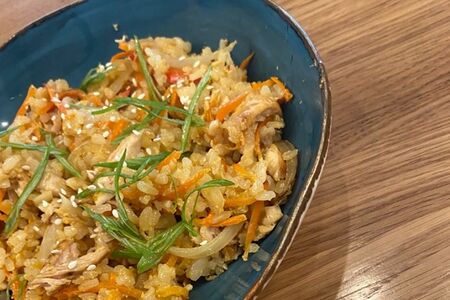 Тяхан с курицей