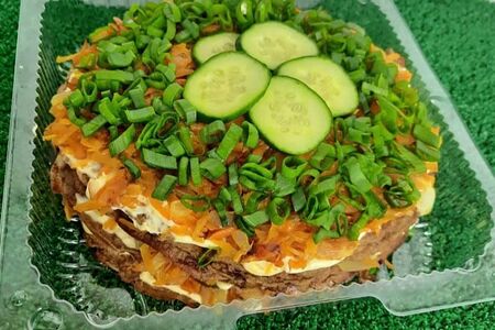 Мини печеночный тортик