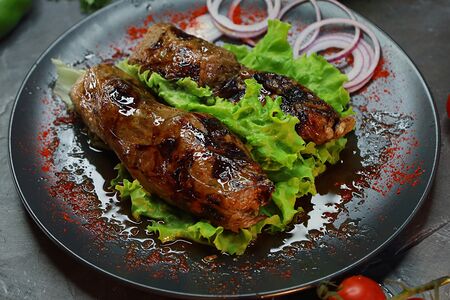 Говяжья печень в сетке