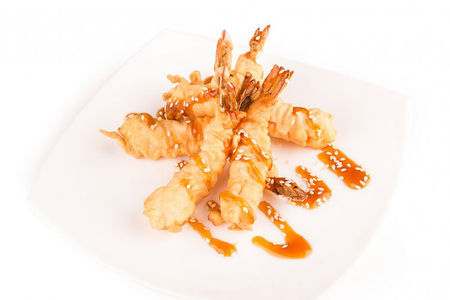 Креветки темпура