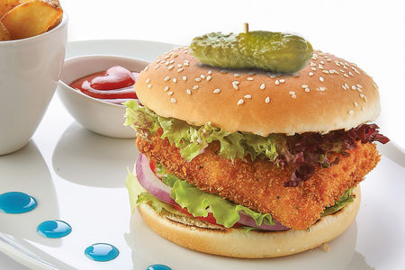 Королевский микс бургер с судаком