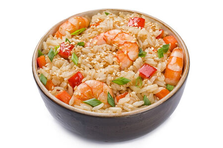 Тяхан с креветкой