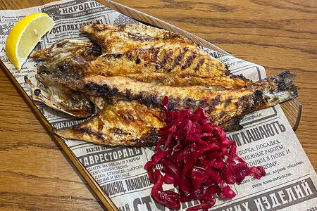 Сибас рыба на мангале