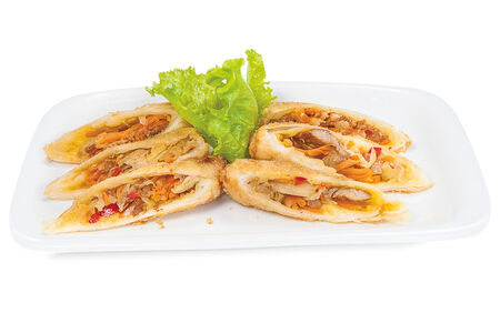 Рулетики с овощами