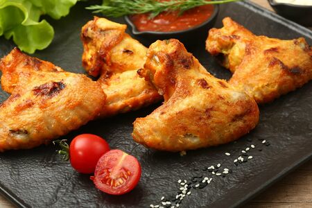 Шашлык из куриных крыльев