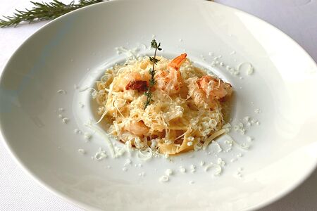 Паста с креветками