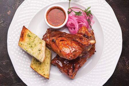 Свиные ребра по-чешски