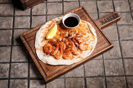 Креветки на мангале