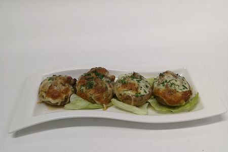 Запеченные шампиньоны