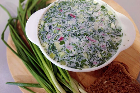 Окрошка на кефире