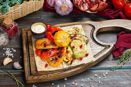 Овощной микс на углях