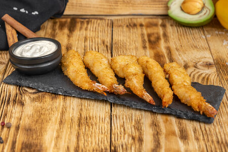 Креветки темпура