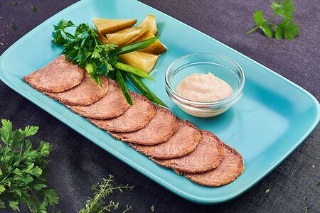 Язык с хреном