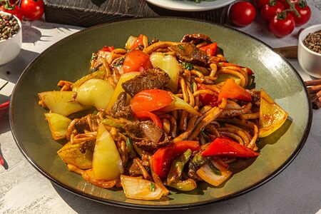 Лагман жареный