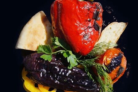 Овощи на углях