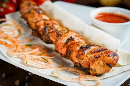 Шашлык из цыпленка