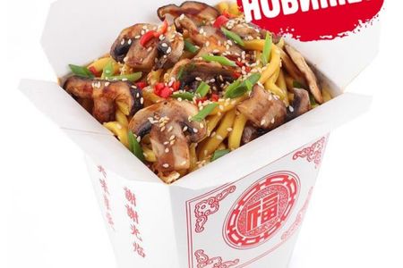 Овощи с грибами в соусе